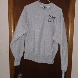 Gray Crewneck Sweatshirt - Walmart Logo Pullover